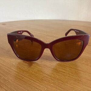 Longchamp LO 650S Havana Sunglasses Frames Only 53 18 145 Retro Cat Eye Parisian